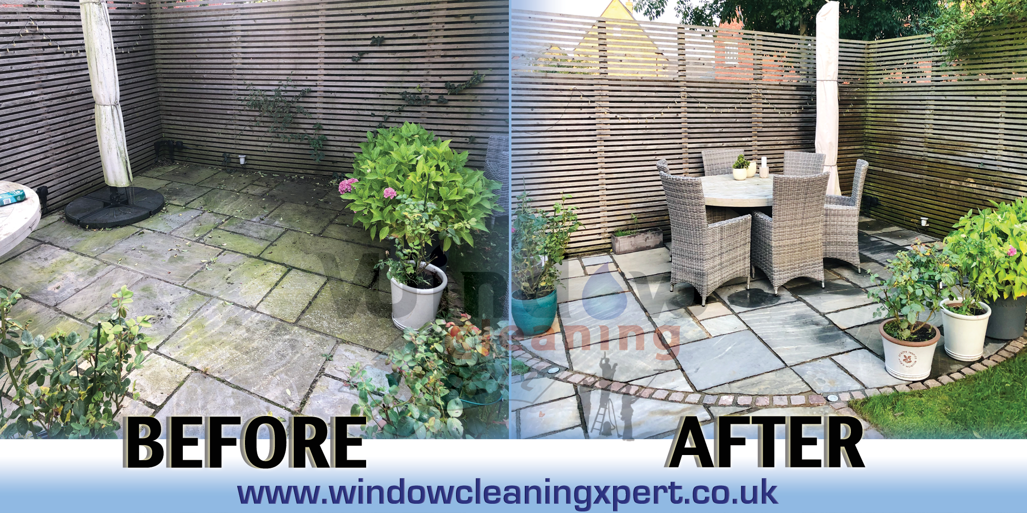patio cleaning leicester