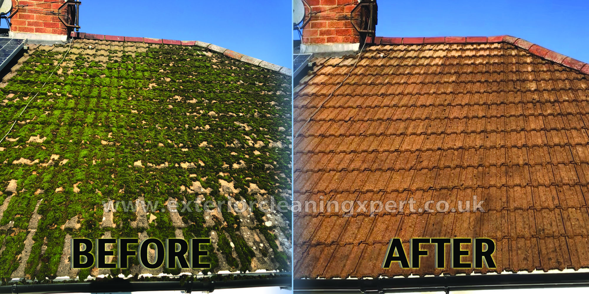 roof tiles cleaning