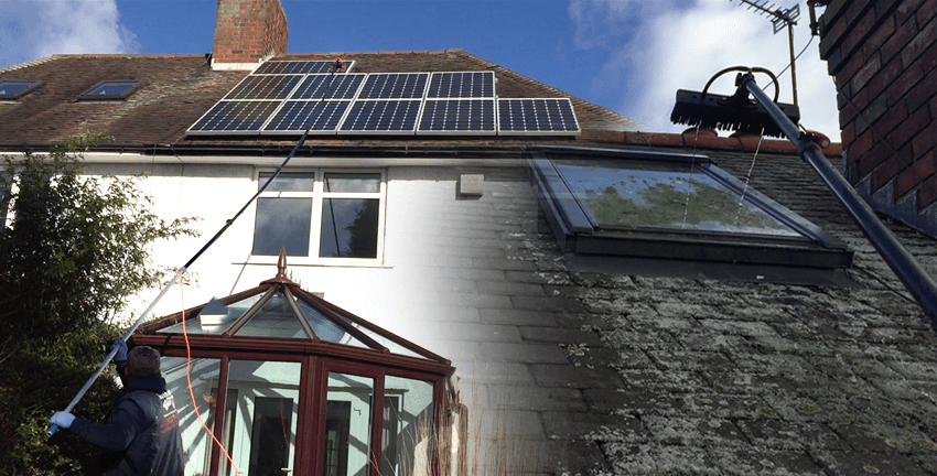 solarpanel cleaning leicester