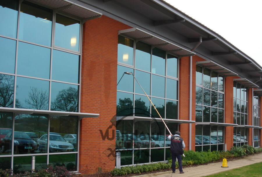 commercial window cleaning leicester