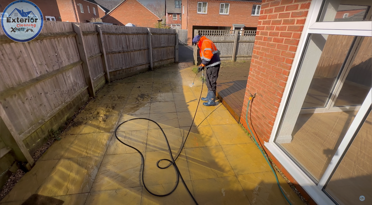concrete slabs cleaning