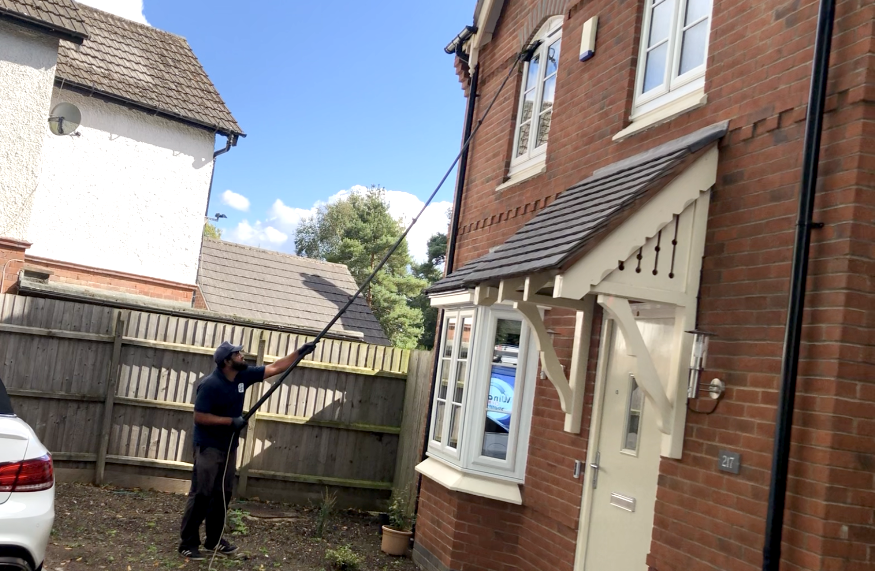 window cleaner leicester